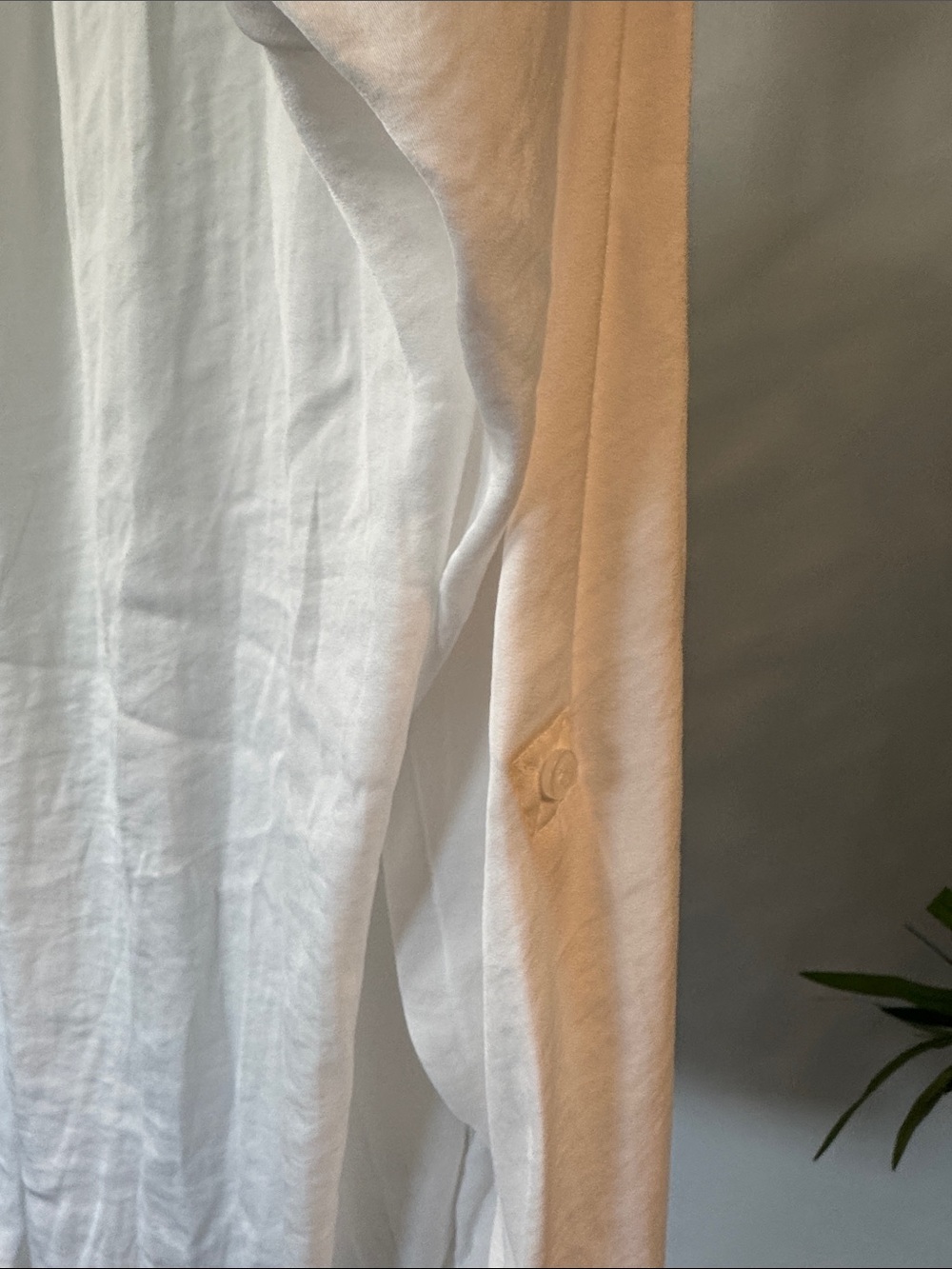 Simply Vera Vera Wang White Split V-Neck Tunic peasant Blouse NWT L - Picture 8 of 11